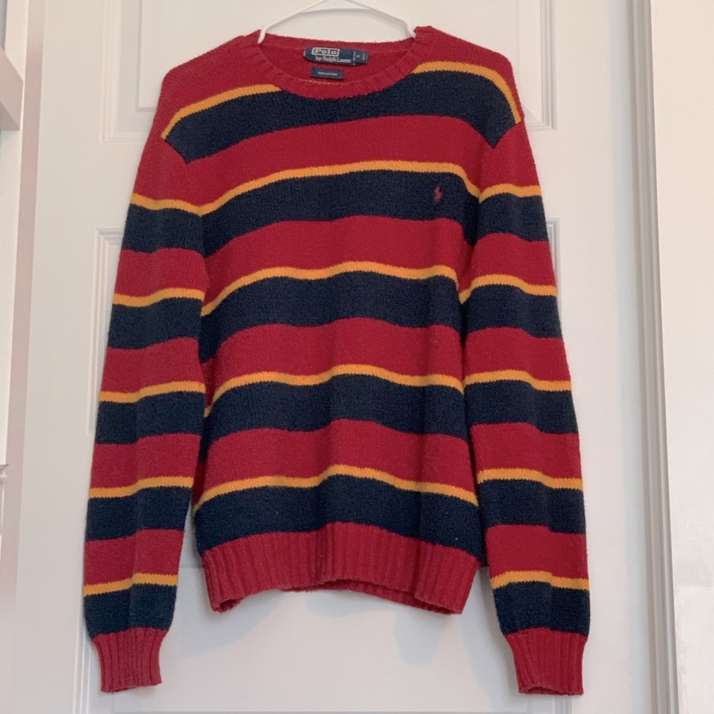 STRIPED POLO RALPH LAUREN SWEATER